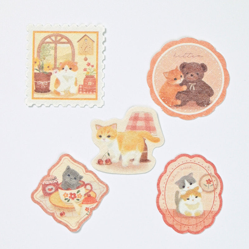 NB Mattari Animals Sticker Flakes - Room x Kitten 2314102