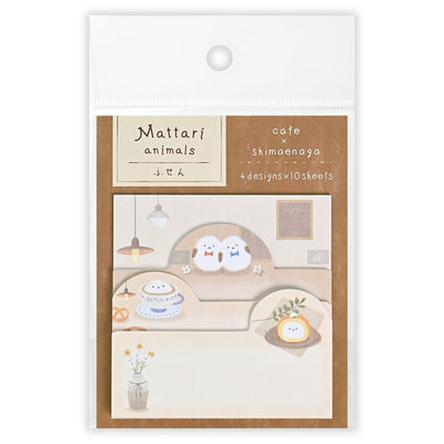 NB Mattari Animals Sticky Notes - Cafe x Shimaenaga 2314401
