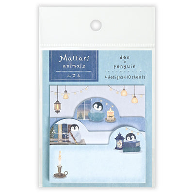NB Mattari Animals Sticky Notes - Den x Penguin 2314404