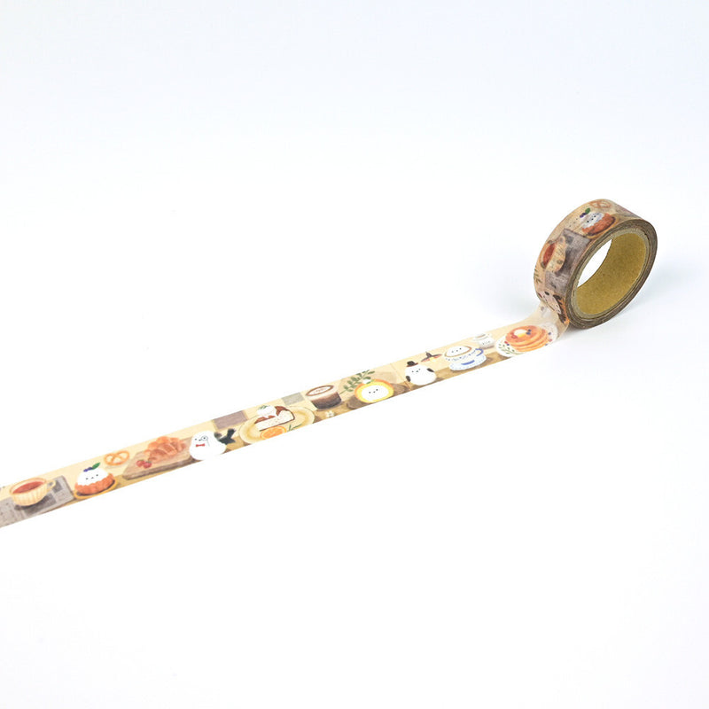 NB Mattari Animals Washi Tape - Cafe x Shimaenaga 2315201
