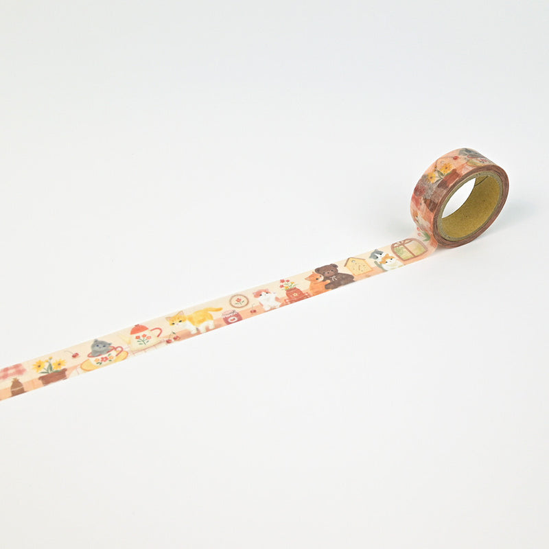 NB Mattari Animals Washi Tape - Room x Kitten 2315202