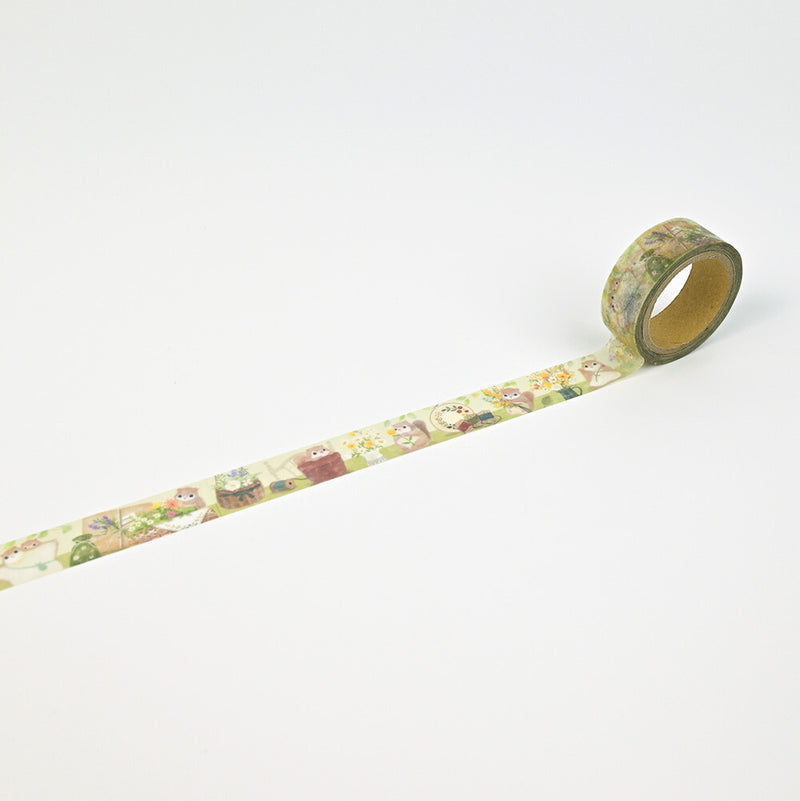 NB Mattari Animals Washi Tape - Flower x Momonga 2315203