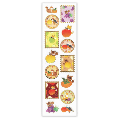 NB Japanese Style Gold Foil Sticker - Autumn Harvest 2494147