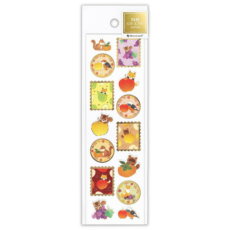 NB Japanese Style Gold Foil Sticker - Autumn Harvest 2494147