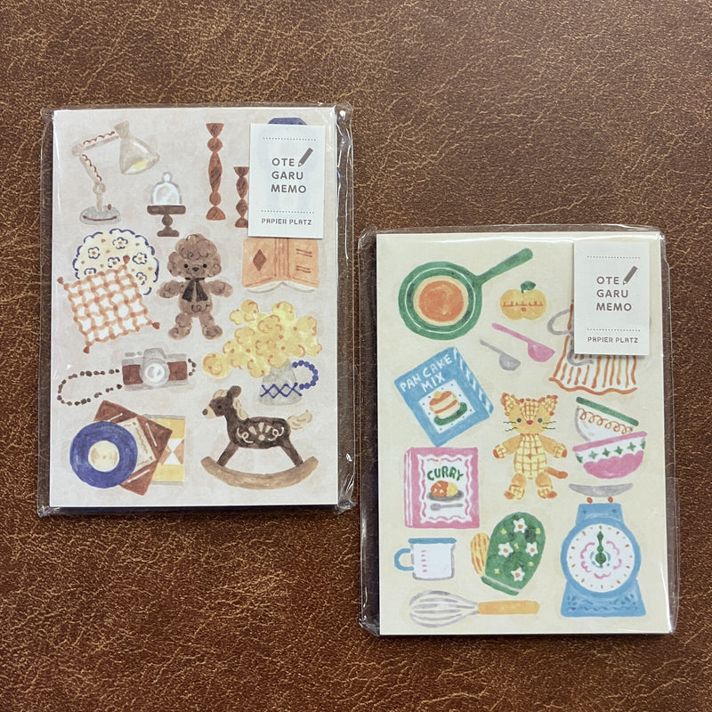 Papier Platz x Nakauchi Waka Otegaru Memo Pad - Cat and Kitchen