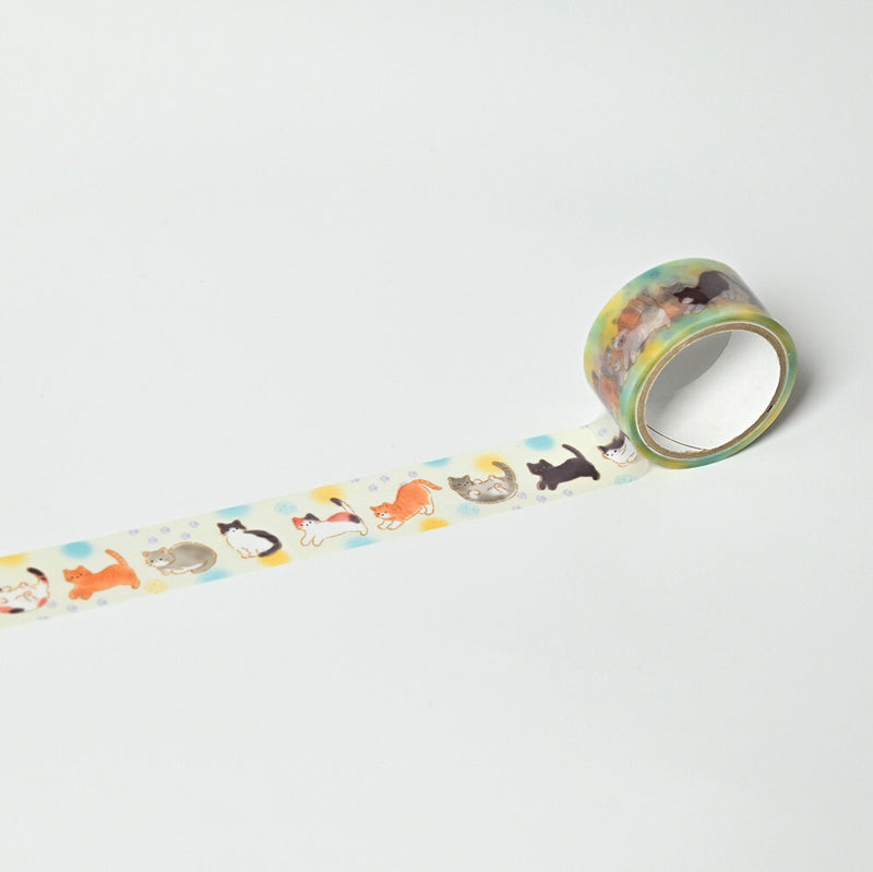 NB Clear PET Tape - Cat and Polka Dots 4045216