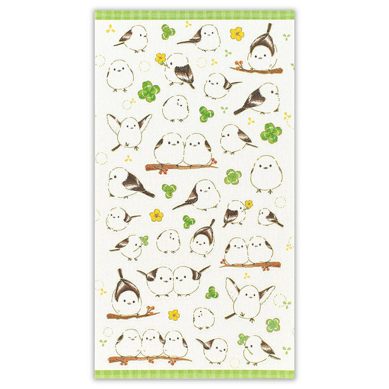 NB Large Japanese Style Gold Foil Sticker - Shimaenaga and Clover 5074187