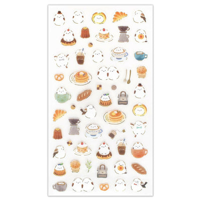 NB Mini Animals Gold Foil Clear Sticker - Shimaenaga 5094127