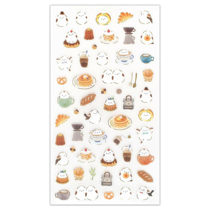 NB Mini Animals Gold Foil Clear Sticker - Shimaenaga 5094127