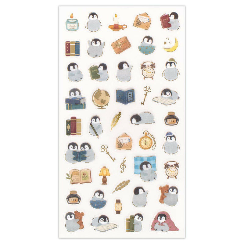 NB Mini Animals Gold Foil Clear Sticker - Penguin 5094130