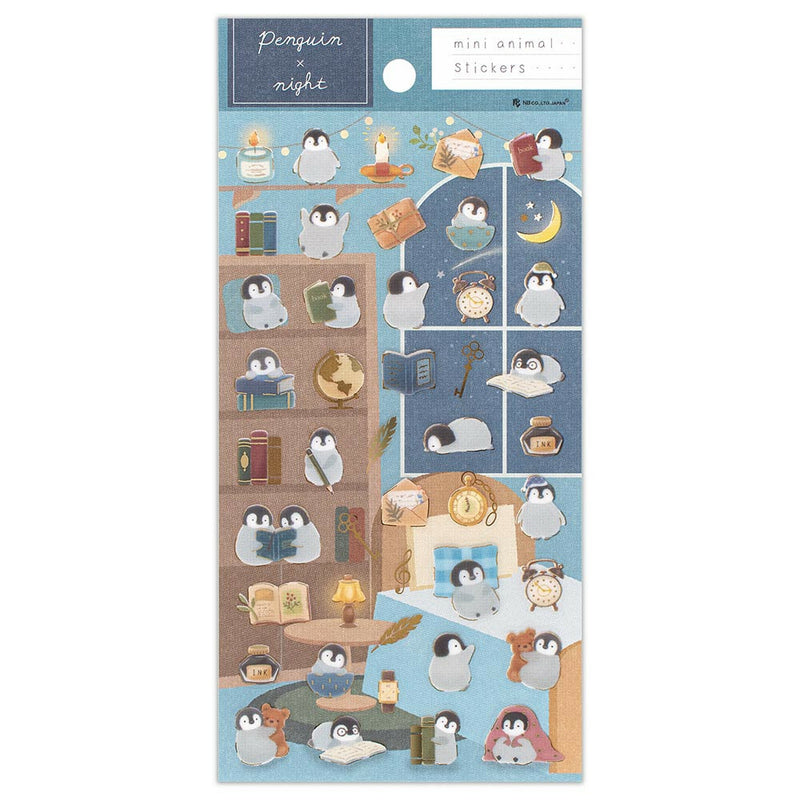 NB Mini Animals Gold Foil Clear Sticker - Penguin 5094130