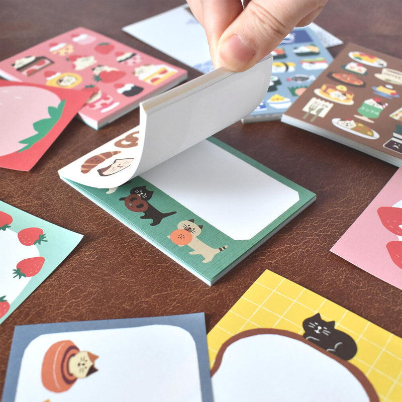 Papier Platz x Concombre Otegaru Memo Pad - Cafe