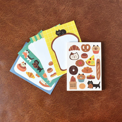 Papier Platz x Concombre Otegaru Memo Pad - Bread 51-505