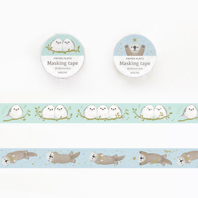 Papier Platz x MILINA Gold Foil Washi Tape - Love Racco