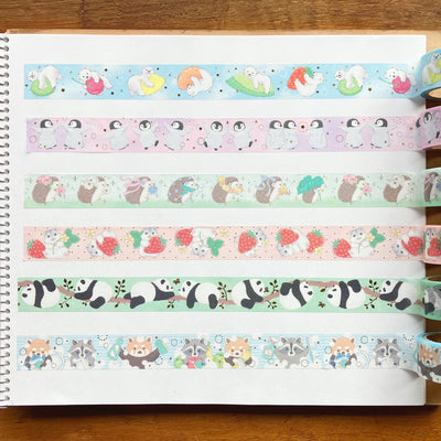 Papier Platz x MILINA Gold Foil Washi Tape - Love Shirokuma