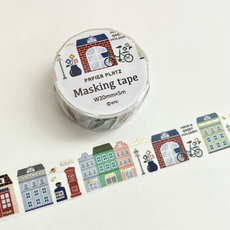 Papier Platz x Eric Small Things Gold Foil Washi Tape - Favorite Place 52-059