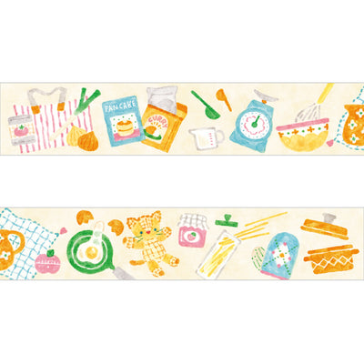 Papier Platz x Nakauchi Waka Washi Tape - Cat and Kitchen 52-074