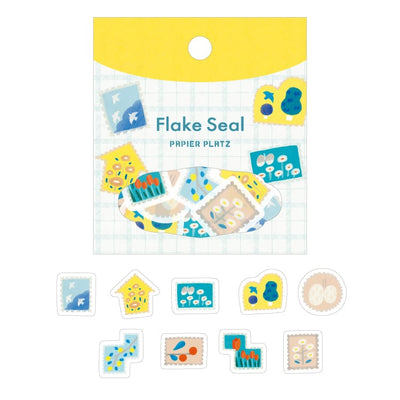 Papier Platz x Emi Nakano Washi Sticker Flakes - Landscape Stamp 53-033