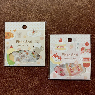 Papier Platz Washi Sticker Flakes - Bear Cafe