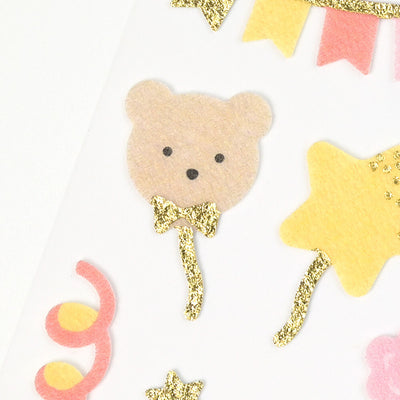 NB Non-Woven Fabric Gold Foil Sticker - Party 5374118