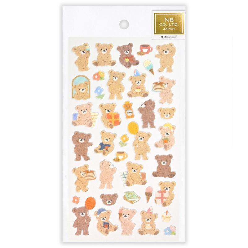 NB Non-Woven Fabric Sticker - Bear Holiday 5374121