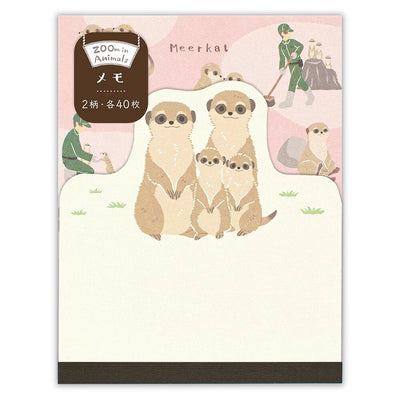 NB ZOOm in Animals Memo Pad - Meerkat 5422203