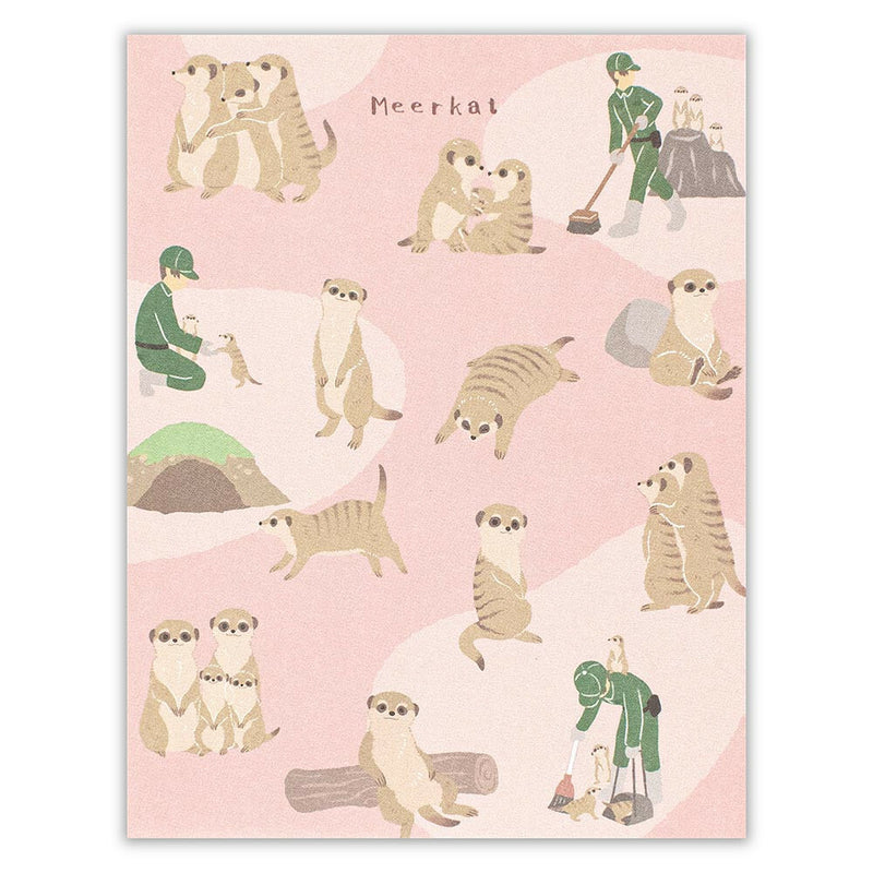 NB ZOOm in Animals Memo Pad - Meerkat 5422203