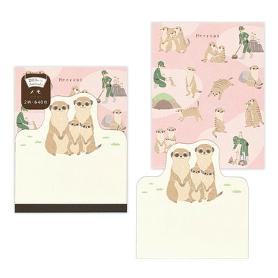 NB ZOOm in Animals Memo Pad - Meerkat 5422203