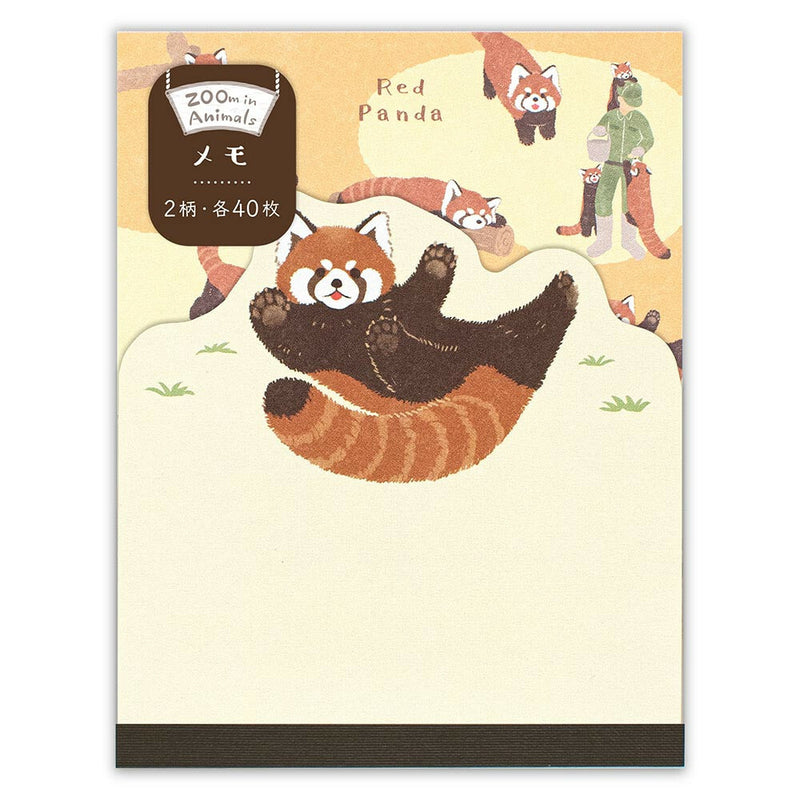 NB ZOOm in Animals Memo Pad - Red Panda 5422206