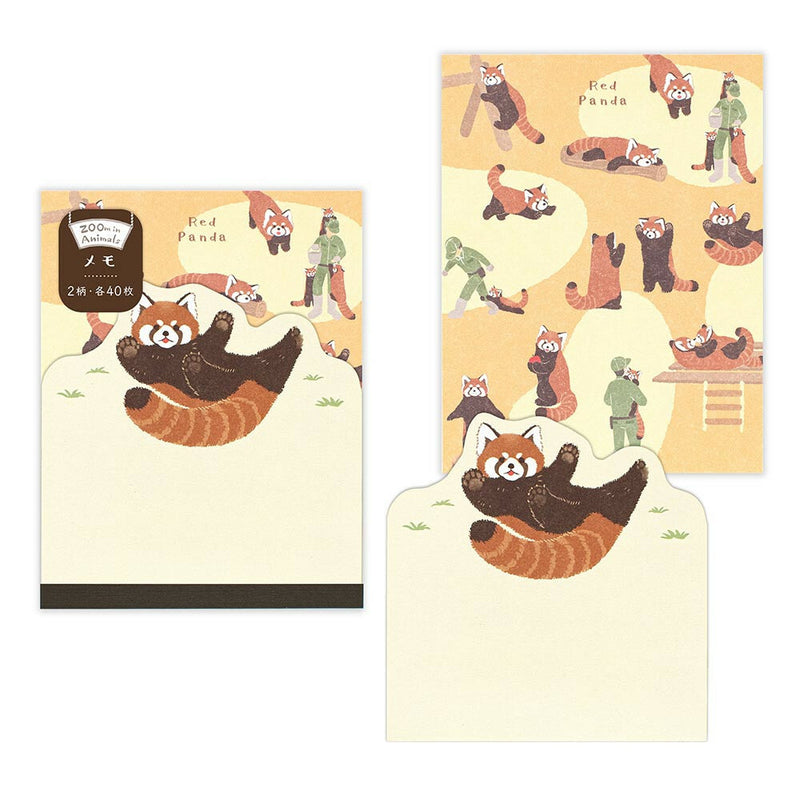 NB ZOOm in Animals Memo Pad - Red Panda 5422206