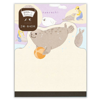 NB ZOOm in Animals Memo Pad - Seal  5422207