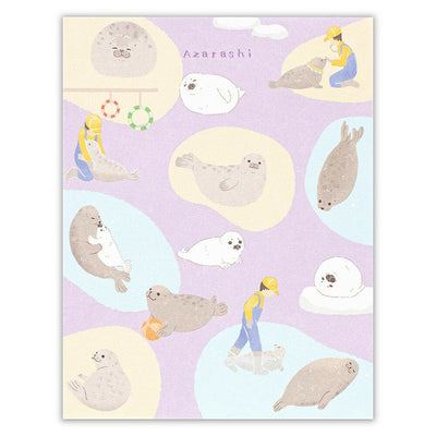 NB ZOOm in Animals Memo Pad - Seal  5422207