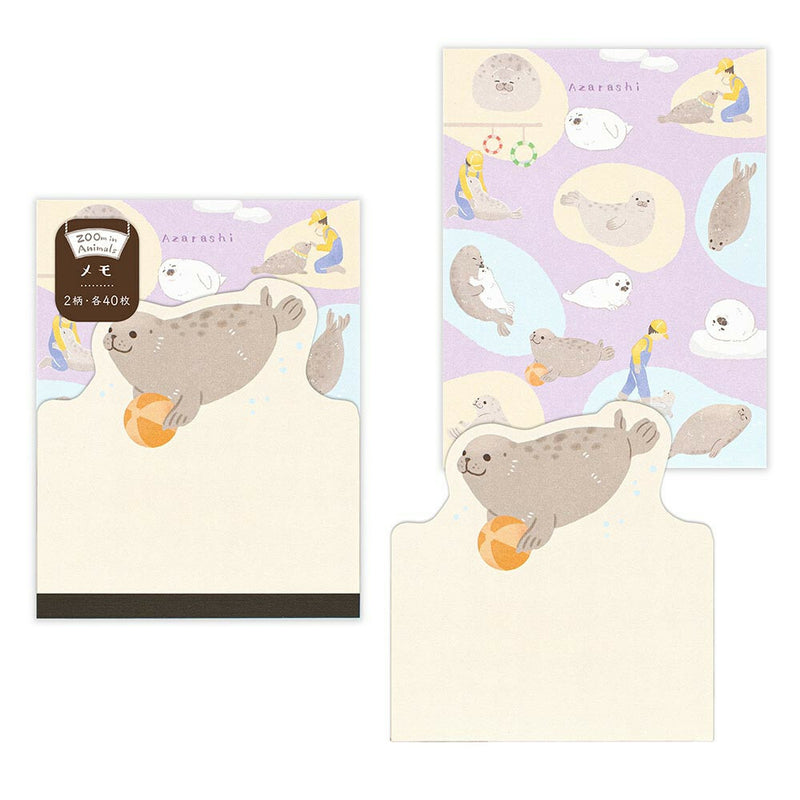 NB ZOOm in Animals Memo Pad - Seal  5422207