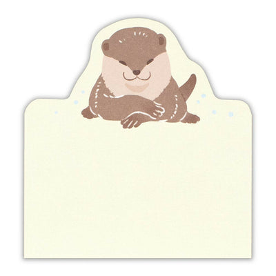 NB ZOOm in Animals Memo Pad - Small-clawed Otter 5422208