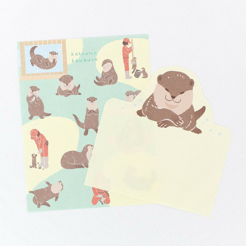 NB ZOOm in Animals Memo Pad - Small-clawed Otter 5422208