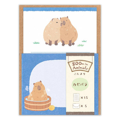 NB ZOOm in Animals Mini Letter Set - Capybara 5422401