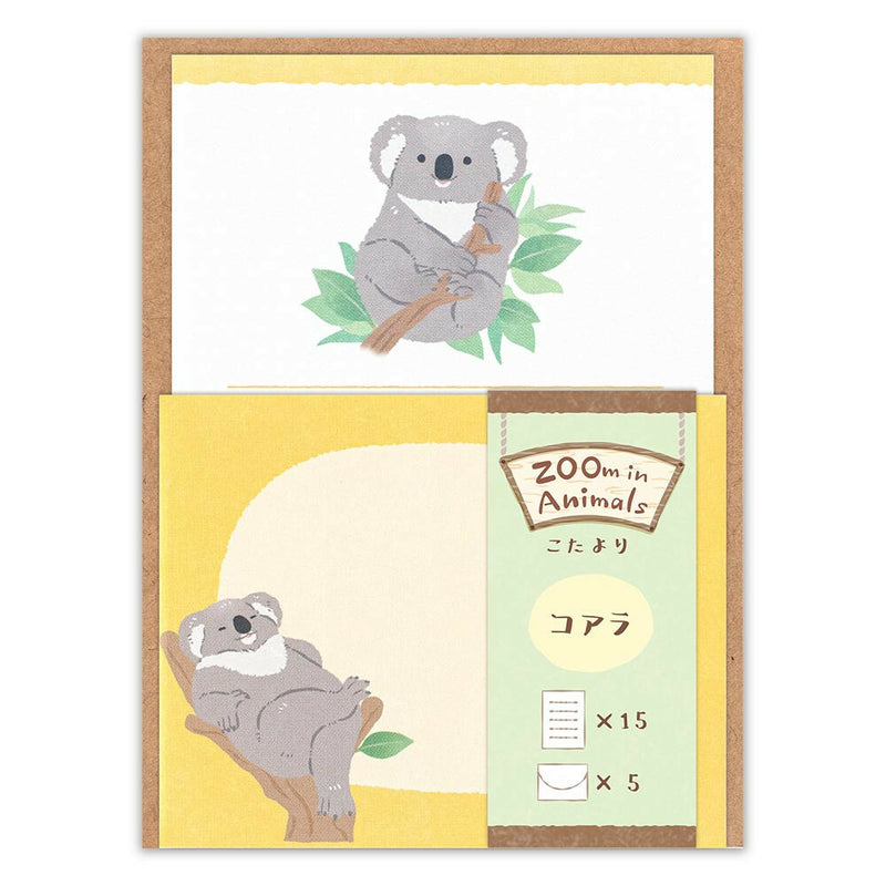 NB ZOOm in Animals Mini Letter Set - Koala 5422402