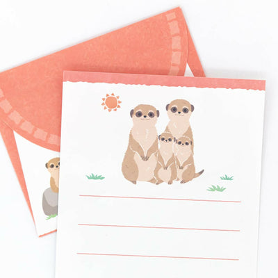 NB ZOOm in Animals Mini Letter Set - Meerkat 5422403