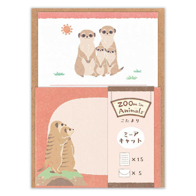 NB ZOOm in Animals Mini Letter Set - Meerkat 5422403