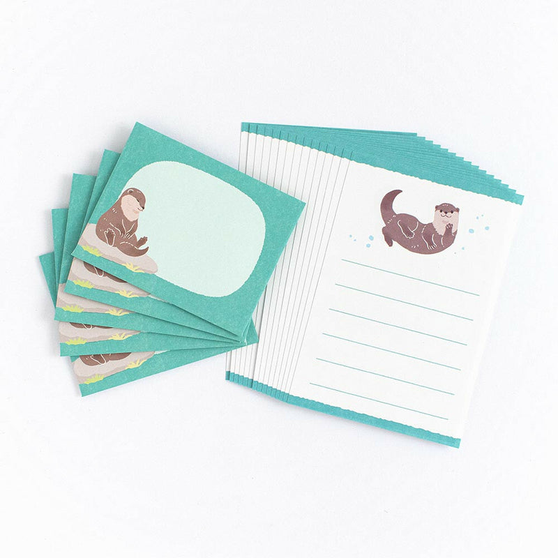 NB ZOOm in Animals Mini Letter Set - Small-clawed Otter 5422408