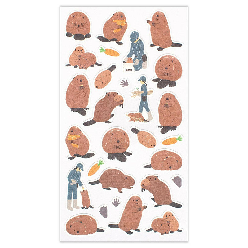 NB ZOOm in Animals Sticker - Beaver 5424105