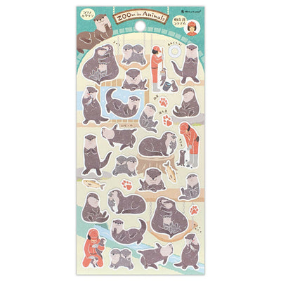 NB ZOOm in Animals Sticker - Small-clawed Otter 5424108