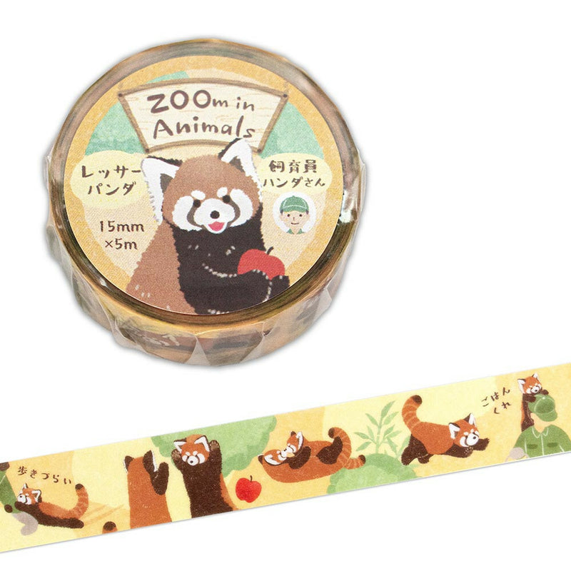 NB ZOOm in Animals Washi Tape - Red Panda 5425206