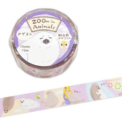 NB ZOOm in Animals Washi Tape - Seal   5425207