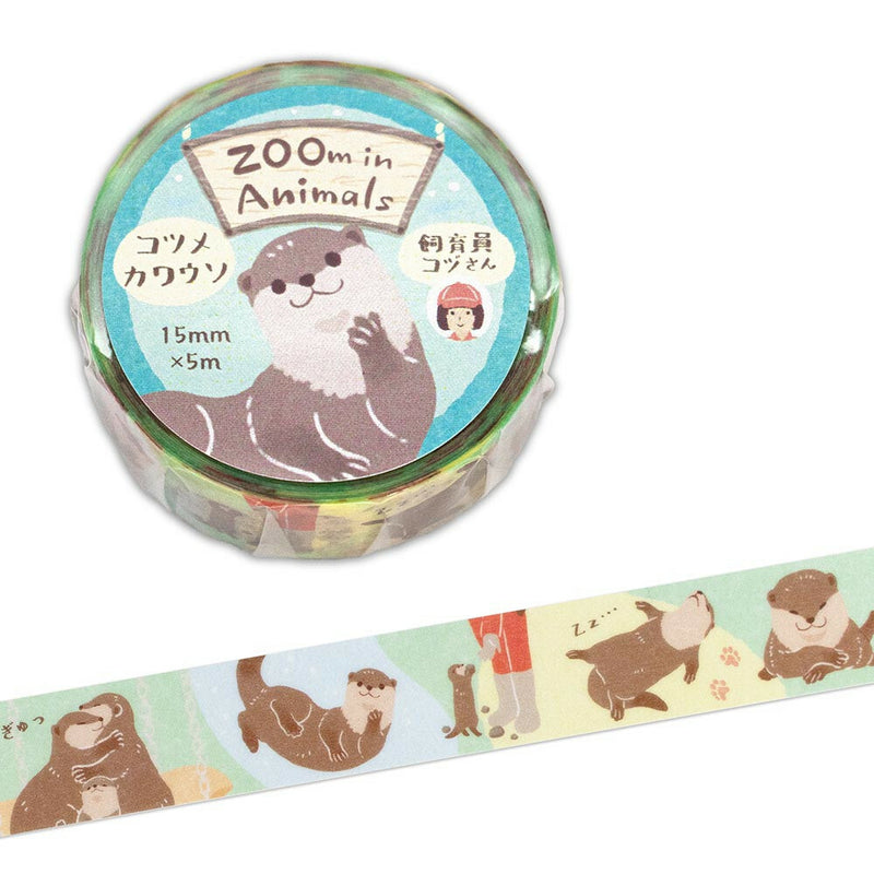 NB ZOOm in Animals Washi Tape - Small-clawed Otter 5425208