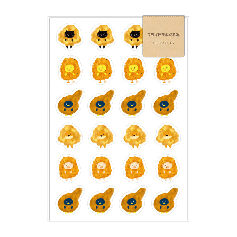 Papier Platz x AOYOSHI Sticker - Fried Chicken 55-019