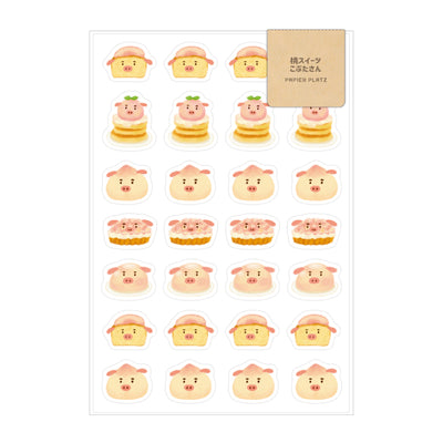 Papier Platz x AOYOSHI Sticker - Peach Sweets 55-030