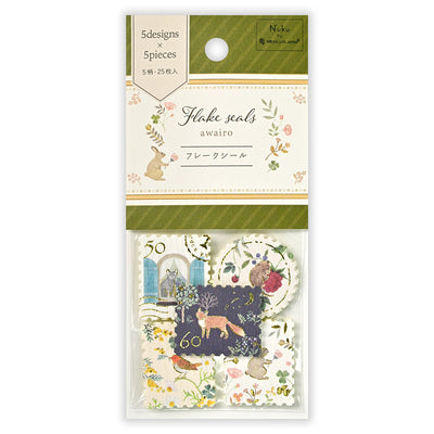 NB Textured Gold Foil Sticker Flakes - Animal Stamps 5564124