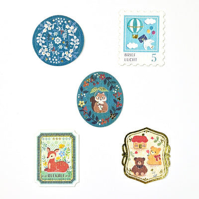 NB Textured Gold Foil Sticker Flakes - Fairy Tale 5564125