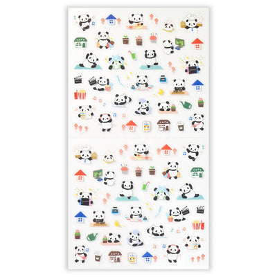 NB Notebook Clear Sticker - Panda 5754109